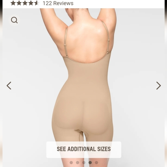 Skims seamless sculp mid thigh bodysuit - Picture 2 of 4